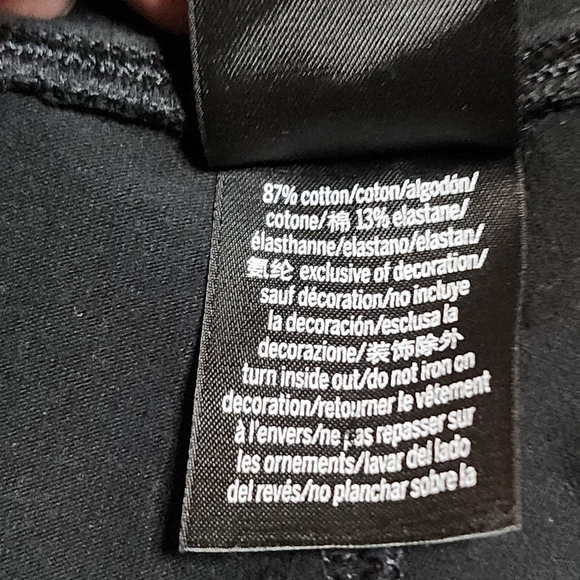 Pink Victoria's Secret Black Yoga Pants Size Medium - Picture 4 of 8